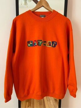 Vintage 90s NAF NAF embroidered crewneck sweater sweatshirt NAFNAF